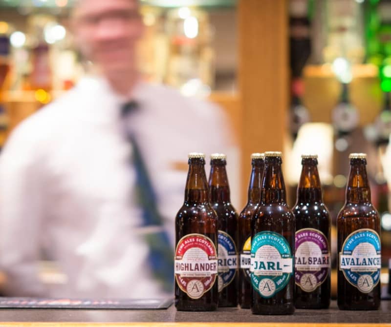 Drink local ales from Loch Fine Brewery when you enjoy a Lochs & Glens coach holiday