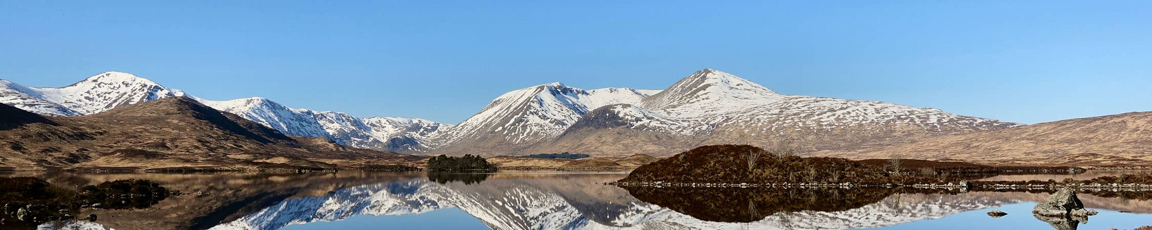 Gorgeous views across Rannoch Moor when travelling with Lochs and Glens luxury coach holidays