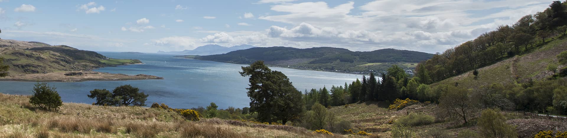 Gorgeous views across the stunning Kyles of Bute