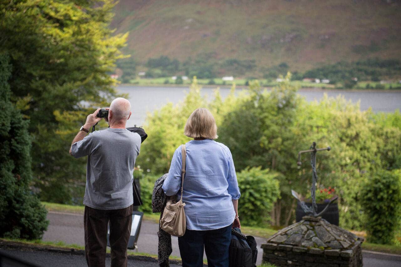 Guests Admiring the View