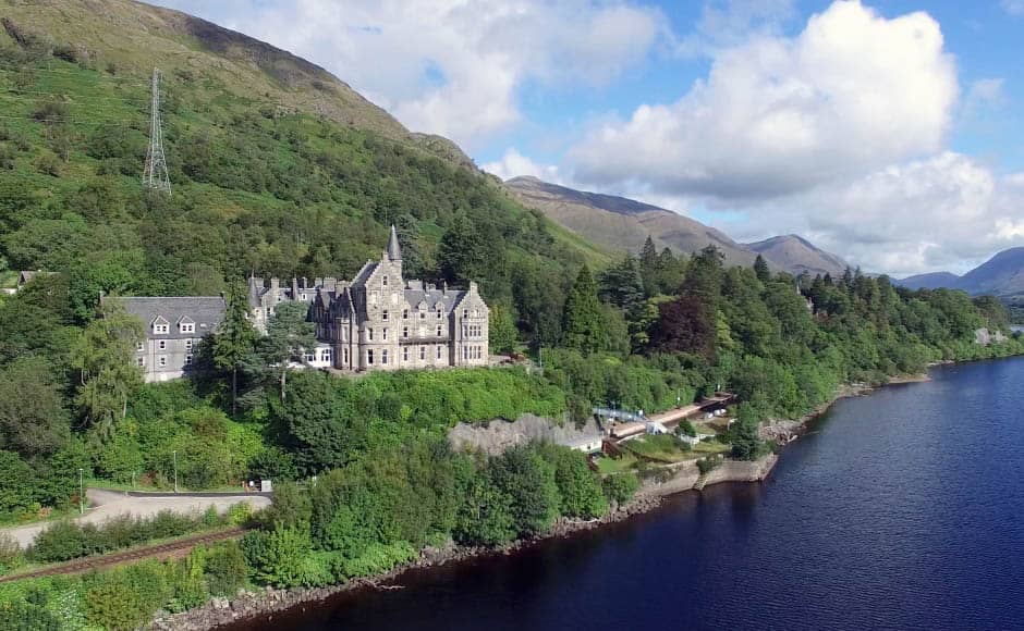 Scenic view of the Loch Awe Hotel