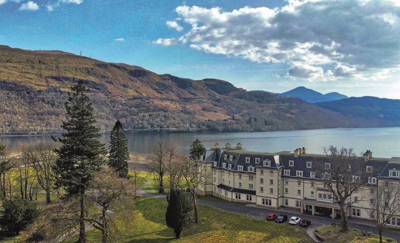 A winter's afternoon at the Ardgartan Hotel