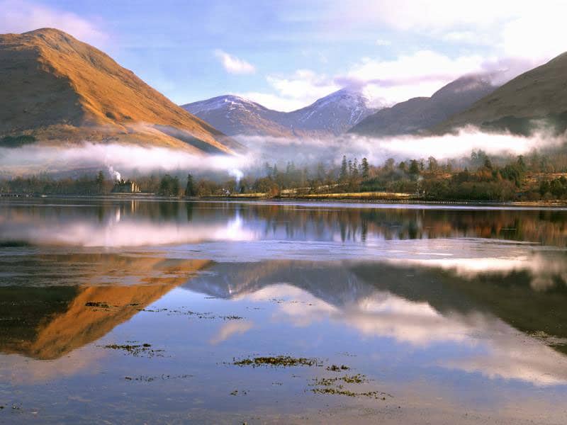 A misty day across Loch Fyne