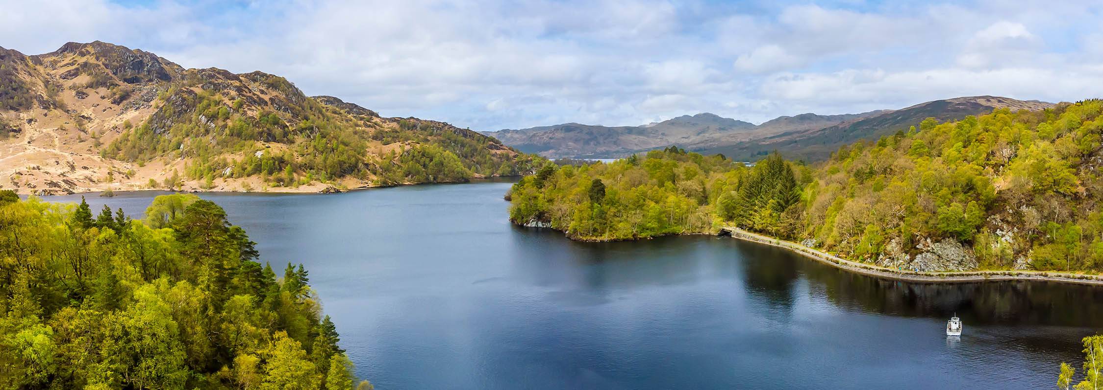 View the tranquil sights of Loch Katrine as you take a leisurely cruise on the Loch.